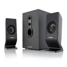 cheap and new 2.1 wooden speakers